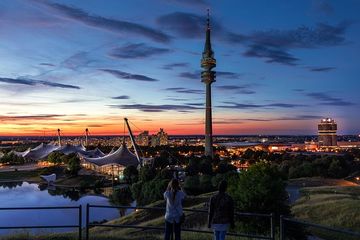  Munich, vista de estadio olímpico