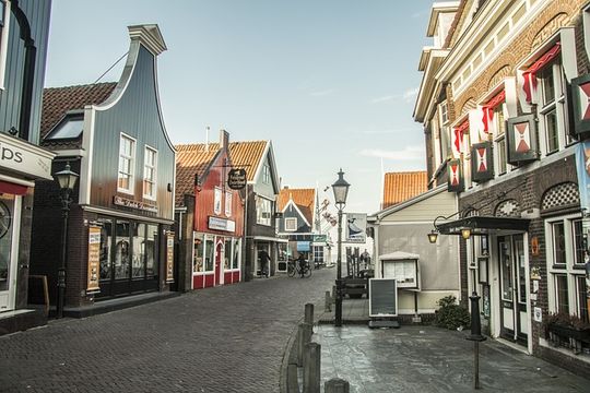 ciudad de Volendam en Paises Bajos